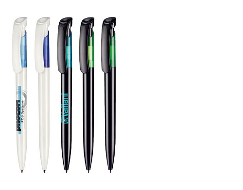 Bio black pen - bioplastic pen met xl vulling