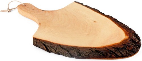Rauwe houten snijplank 