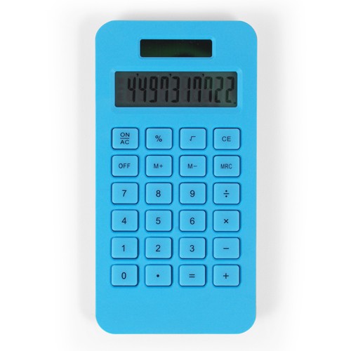Bioplastic calculator op zonnecel mini